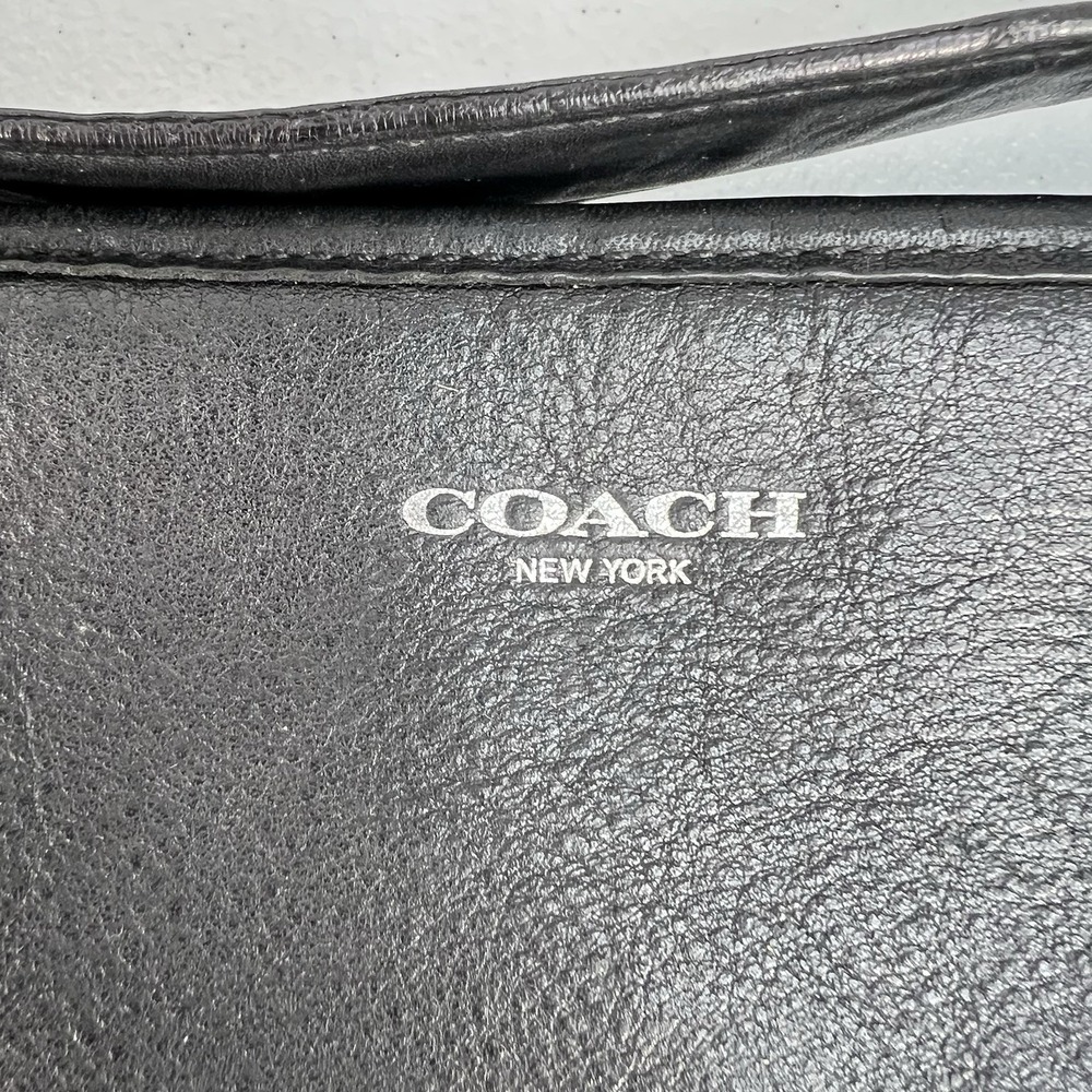 Coach Medium Shoulder Bag Legacy Penny Hobo 19889 Silver Hardware‎ Black Leather - Picture 4 of 16